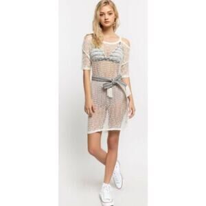 POL Swim Cover-up Silver Knit